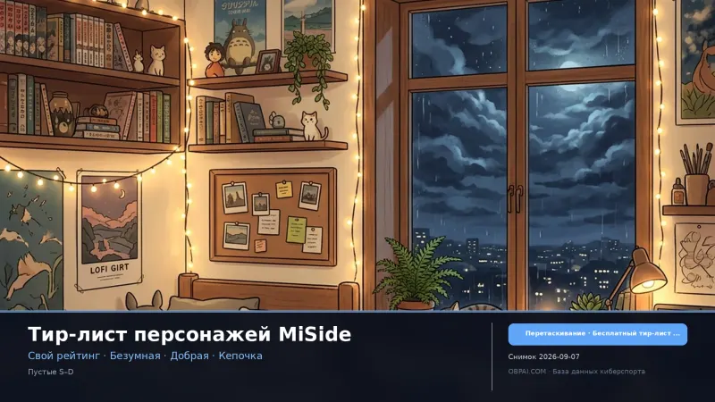 Тир-лист персонажей MiSide