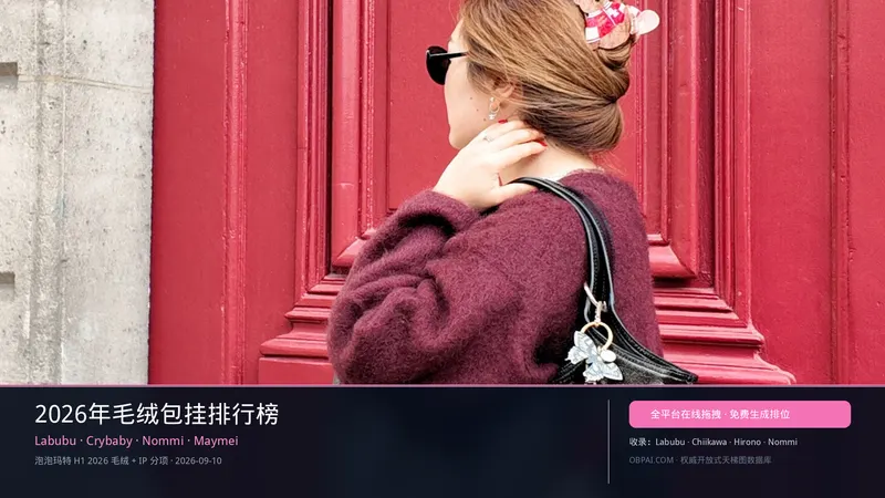 2026年毛绒包挂天梯榜