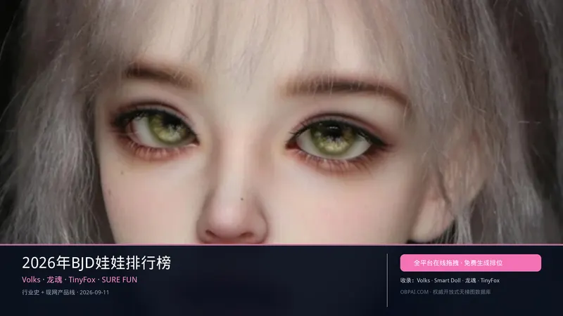 2026年BJD娃娃天梯榜
