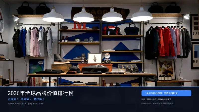 全球品牌价值天梯榜