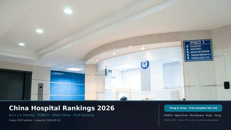 Chinese Hospitals Tier List 2026