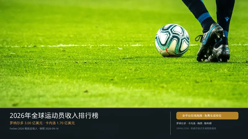 全球运动员收入天梯榜