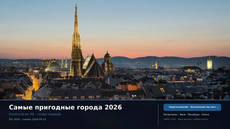 Тир-лист пригодных городов 2026