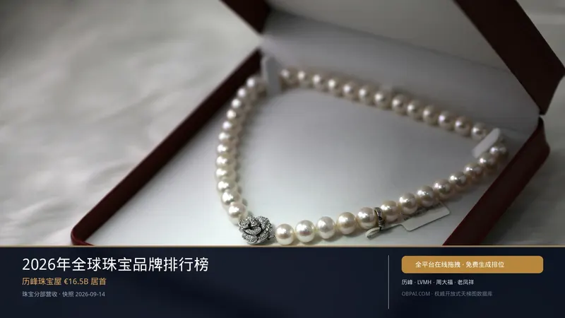 2026全球珠宝品牌天梯榜