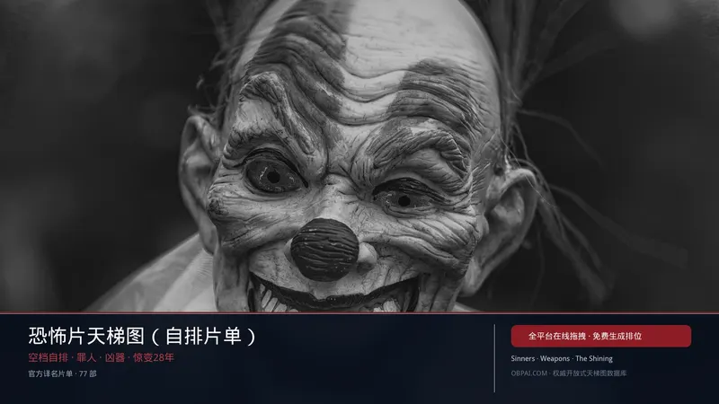 恐怖片天梯图