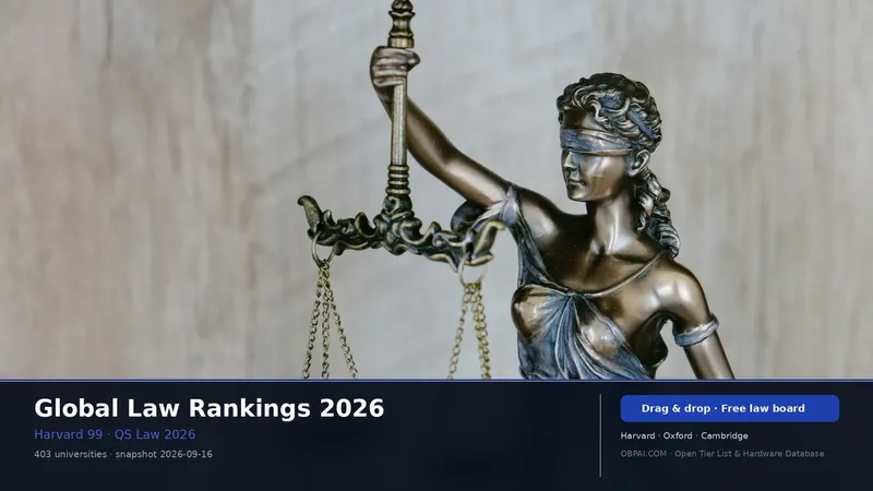 Global Law Tier List 2026