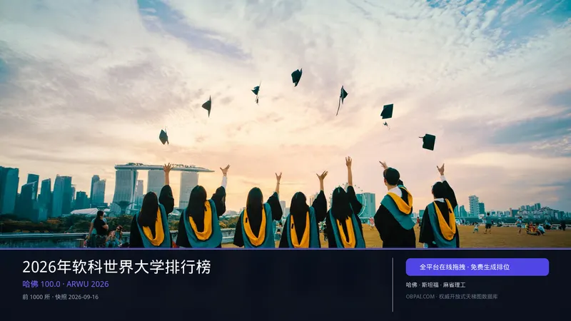 软科世界大学天梯榜