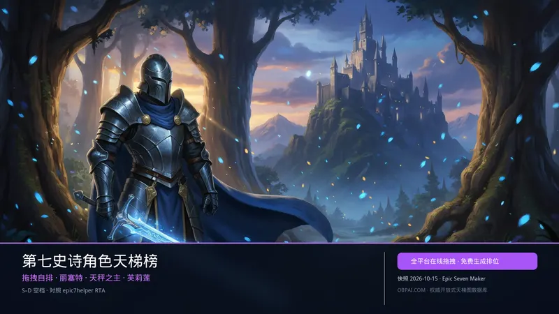 第七史诗Epic Seven角色天梯榜