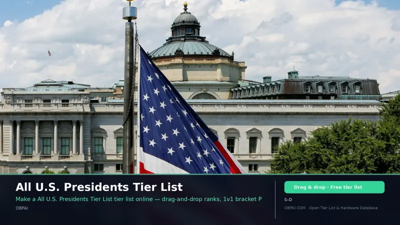 All U.S. Presidents Tier List